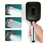Large Area Shower Head 3 Modes Adjustable High Quality High Pressure Water Saving Flow Shower Faucet Nozzle Bathroom Accessories 3