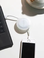 2024 New Data cable storage box cable winder organizer and storage artifact mini portable anti-tangle cable winder 4