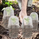 10/5x Seed Plant Nursery Pots Elegant Plastic Easy Use Plant Contai Mini Flowerpot Inside Succulents Gardening Supplies Planters 2