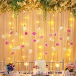 6/12 Pcs Hanging Tealight Candle Hoder Glass Globes Wedding Party Tree Decoration, Globe Ornament for Air Plant 6