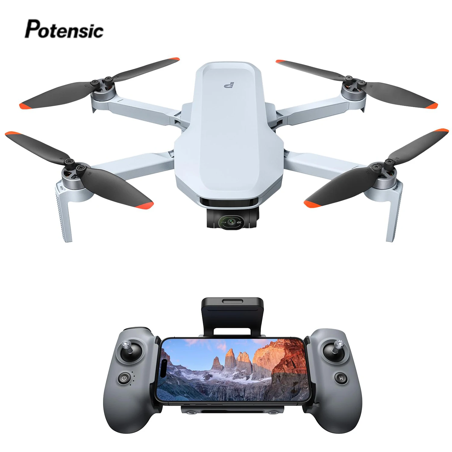 Potensic ATOM 2 Camera Drone, 4K HDR Video, 8K Photo, 3-Axis Gimbal,Under 249g, Vertical Shooting,10-KM, AI Night Shot, AI Track Potensic ATOM 2 Camera Drone, 4K HDR Video, 8K Photo, 3-Axis Gimbal,Under 249g, Vertical Shooting,10-KM, AI Night Shot, AI Track