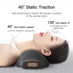 Electric Neck Massager Pillow Cervical Stretcher Heating Vibration Massage Back Traction Orthopedic Sleeping Pillows Support 4