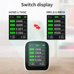 WIFI Air Quality Tester Portable PM2.5 CO2 Air Pollution Analyzer Temperature Humidity Test Meter APP Control Infrared Sensor 6
