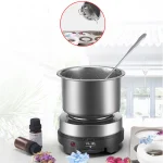 1 Set Candle Making Kit Pouring Pot Candle Making Supplies Tools Kit Diy Handmade Wax Candles with Wax Melting Hot Plate 5