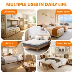 Queen Size Mattress, Memory Foam Mattress，Medium Firm  with Bamboo Cool & Washable Cover - CertiPUR-US Certified for Support 5