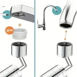 720 Degree Rotating Faucet Bubbler Single Mode Universal Faucet Extender Adapter Kitchen Bathroom Splash Proof Faucet Nozzle 6