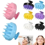 Silicone Shampoo Brush Head Scalp Massage Comb Hair Root Itching Clean The Scalp Thoroughly Body Massage Brush Bath Brush 3