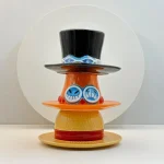 Cartoon Coffee Cup and Saucer Creative Hat Shaped Water Cups Cosplay Anime Chopper Ace Sabo Ceramic Mug Dessert Plate Gifts 4