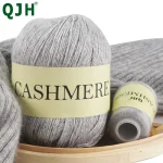 QJH 50+20g Cashmere Yarn Knitting Hand-knitted High-grade Worsted Woolen Wool for Cardigan Hat Sweater Mongolian Cashmere Thread 6