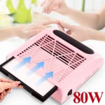 Upgrade Nail Dust Collector Extractor Fan For Manicure Machine Powerful Nail Vacuum Cleaner With Remove Filter Nail Equipment 6