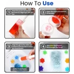 Flower Shaped Toilet Cleaner Gel Toilet Deodorant Gel Air Fresheners Aromatic Flower Detergent Bathroom Fragrance Cleaning Tool 6