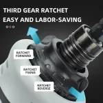 Mini Ratchet Precision Screwdriver Magnetic 13 In 1 Telescopic Labor-Saving Hand Tool Phillips Slotted Dual-purpose Head 4