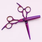 6'' Hair Scissors Professional Cutting Shears Thinning Hairdressing Razors Com Set Salon Barber & Home Japan Steel Dropshipping 2