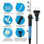 60W Adjustable Temperature Electric Soldering Iron EU 220V / ☆US Plug is110V☆ Welding Iron DIY for Repairing 4