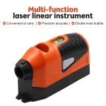 Mini Portable Laser Level Vertical Spirit Level Tool Laser Level Vertical Horizontal Laser Line Projection Measuring Tools 2