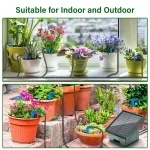 Solar Irrigation System for Garden Balcony Automatic Drip Irrigation System DIY Garden Watering System Drip Hose Irrigation 5