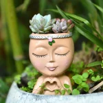 Love Girl Succulent Plant Pot Cute and Unique Home Decoration Flower Pot 4