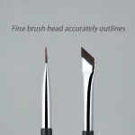 The Upgrade Blade Eyeliner Brush Ultra Thin Fine Angle Flat Eyebrow Brush Under The Eyes Place Precise Detail Brush 4