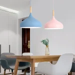 Pendant Lights Retro Industrial Colorful Restaurant Kitchen Home Ceiling Lamps Vintage Hanging Lights Lampshade Decorative Lamps 5