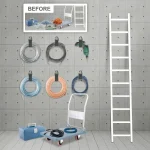 Heavy Cable Cord Storage with Triangle Buckle Wire Manager Power Cord Management Nylon Belt Keychain Straps for Cable Hoses 4