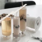 61m Cotton Woven Candle Wick DIY Handmade Candle Making Accessories Smokeless All Natural 24 Strand Candle Wicks 1 Roll 200 Feet 2