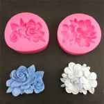 Frangipani Gardenia Flower Silicone Candle Mold DIY Handmade Soap Soy Wax Scented Candle Plaster Ornaments Molds Home Decor 3