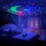 LED Starry Sky Night Lights USB Projector Lamp Magic Ball Moon Star Christmas Lights Home Room Atmosphere Decorations 3