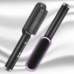 Electric Hair Straightener Brush Professional Fashion Fast Heating Ceramic Hair Straightener 2