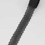 (10 yards/roll) Black lace fabric  ribbon Webbing Decoration Lovely gift packing Material 5