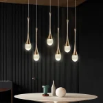 Modern Bubble Crystal Pendant Lights Indoor Hanging Lamp For  Kitchen Island Dining Living Room Bar Cafe Pendant Lamp Home Decor 2