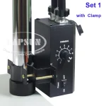 6W 6500K Dual LED Gooseneck Lights Illuminator Lamp F Industry Stereo Microscope Camera Magnifier Column Table Anti Glare Solder 2