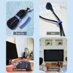 Toocki Cable Organizer Cable Management Tearable Organizador Cables Winder Ties Phone Accessories Wire Cord Organizer And Cables 2