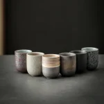 New Vintage Ceramics Cups Japanese Stoneware Porcelain 130ml Tea Mug Healthy Lifestyle Kung Fu Tea Sake Coffee Cups Drinkware
