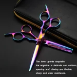6 Inch Hair Scissors Hair Thinning Cutting Clipper Barber Scissor Hair Shears Professional Barber Shop Hairdressing Scissors 2