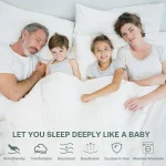 smooth Mattress Protector Fitted Sheet Wateprroof Mattress Cover Anti Mites & Washable  Bed Protector 5