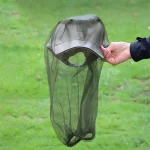 Fishing Anti Mosquito Insect Hat Fishing Hat Bug Mesh Head Net Face Protector Camping Sunshade Hats Outdoor Travel Camping 3