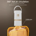 Electric Clothes Dryer Foldable Clothes Dryer for Light Clothes Underwear Baby Clothes for Apartments Travel Dorm RV 3