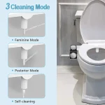 Bidet Toilet Seat Attachment Non-Electric Self-Cleaning Dual Nozzles Wash Hot Cold Mixer Water Lady Bathroom Accessories Sprayer 4
