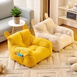 Soft Small Sofa Chair Comfortable Ergonomic Living Room Lazy Sofa With Storage Bag Children's Bear Sofa Chair For Boys And Girls 5