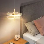 Nordic LED Pendant Lamp Fixture Indoor Lighting Hanging Lamp Dining Tables Living Room Stairs Home Decor Lustre Pendant Light 2