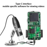 USB Digital Microscope,real 50X-1000X,8 LED Magnification Endoscope Camera with Carrying Case & Metal Stand,soldering microscope 4