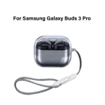 for Samsung Galaxy Buds 3 Pro Transparent Cases Samsung Galaxy Buds 3Pro  Earphone Case Soft Silicone Clear Headphone Cover