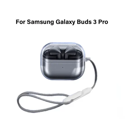 for Samsung Galaxy Buds 3 Pro Transparent Cases Samsung Galaxy Buds 3Pro  Earphone Case Soft Silicone Clear Headphone Cover