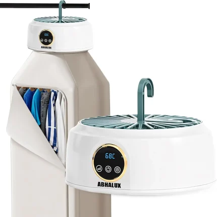 Portable Mini Clothes Dryer, Compact Electric Dryer for Apartments & Travel, Fast Drying with Adjustable Timer and Wrinkle Care