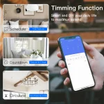 BSEED Zigbee Touch Switch Glass 1/2/3Gang Smart Light Switch Tuya Wireless Controller via Google Smart Life Alexa App No Neutral 5