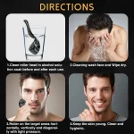 Derma Roller for Facial Body Hair Growth,540 Needles, Micro Face Roll Tool, Skin Beard, 0.2mm, 0.25mm, 0.3mm 4