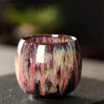 Japanese Style Ceramic Tea Cup Kiln Transformation Espresso Cup Porcelain Kung Fu Teacup Pottery Coffee Mug Wine Drinkware 4