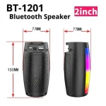 1202 Portable Wireless Bluetooth Speaker - Heavy Bass High Volume Subwoofer for Outdoor & Household Use 3