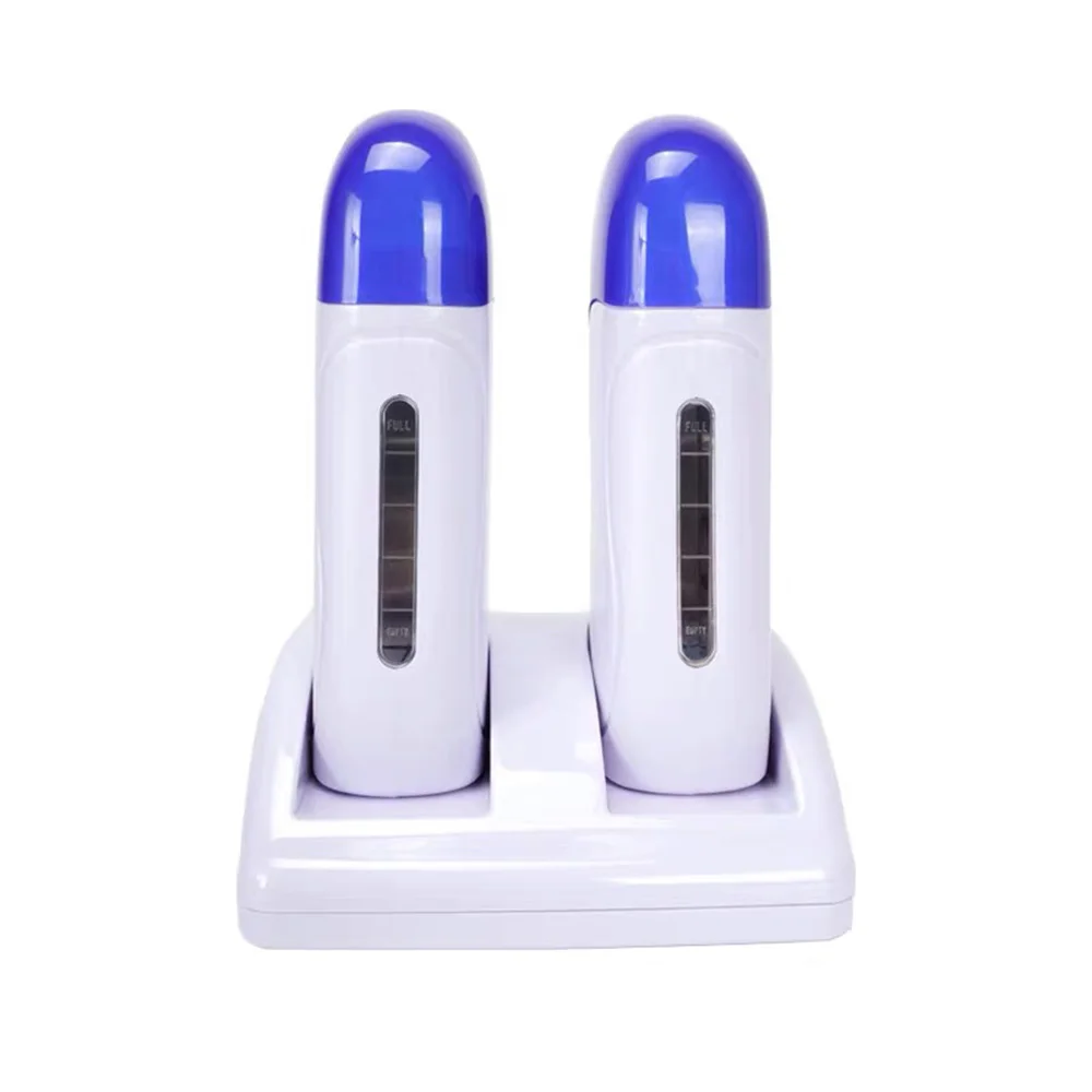 Wax Warmer Hair Removal Machine Double Depilatory Roll On Wax Heater Efficient And Mild Suitable for Arm Legs Face Back Armpit Wax Warmer Hair Removal Machine Double Depilatory Roll On Wax Heater Efficient And Mild Suitable for Arm Legs Face Back Armpit