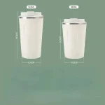 380/510ML Travel Stainless Steel Coffee Cup Thermal Mug Leak-Proof Thermos Bottle Tea Coffee Mug Vacuum Flask Insulated Cups Hot 6